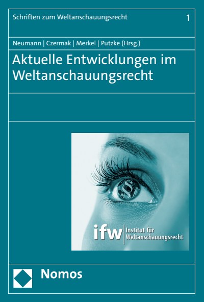Cover of book: Aktuelle Entwicklungen im Weltanschauungsrecht