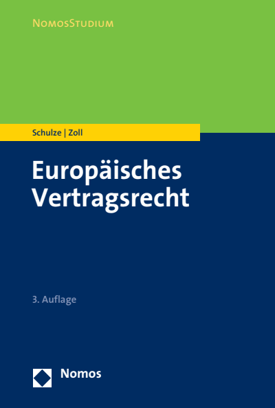 Cover des Buchs: Europäisches Vertragsrecht