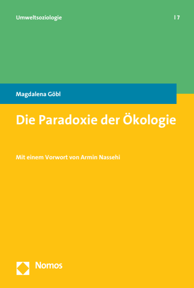 Cover des Buchs: Die Paradoxie der Ökologie