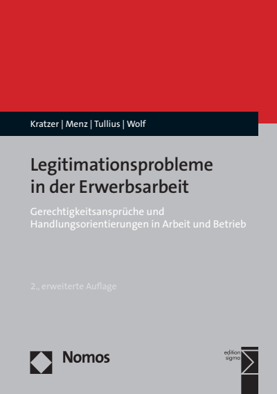 Cover of book: Legitimationsprobleme in der Erwerbsarbeit