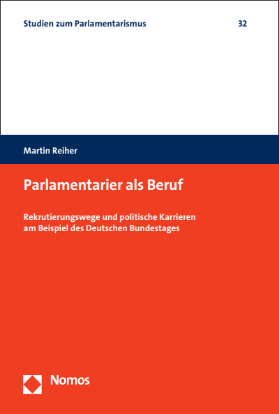 Cover des Buchs: Parlamentarier als Beruf