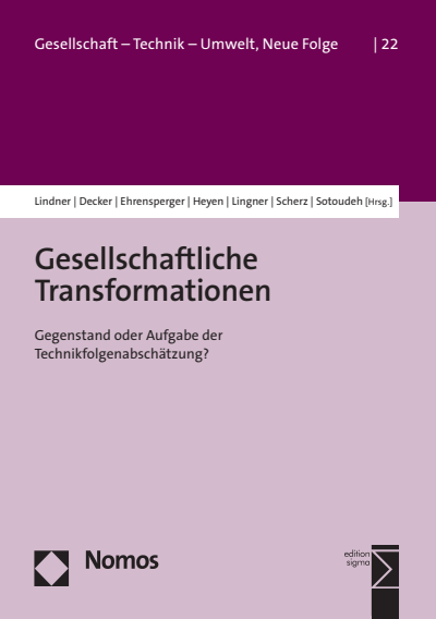 Cover of book: Gesellschaftliche Transformationen