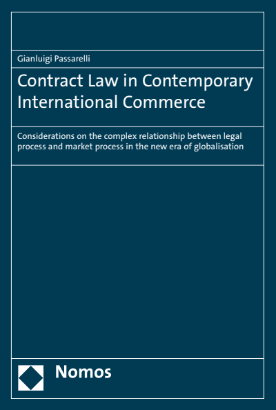 Cover of book: Contract Law in Contemporary International Commerce