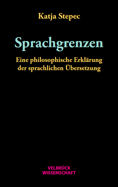 Cover of book: Sprachgrenzen