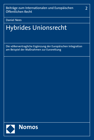 Cover des Buchs: Hybrides Unionsrecht
