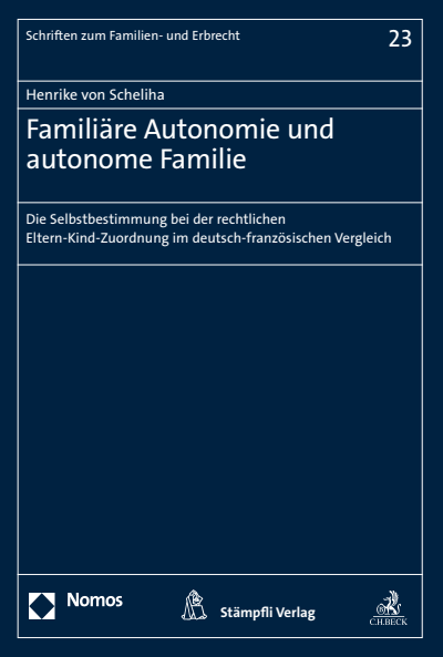 Cover des Buchs: Familiäre Autonomie und autonome Familie