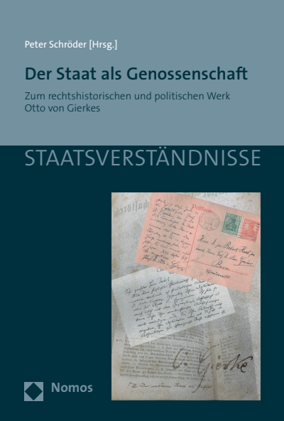 Cover of book: Der Staat als Genossenschaft