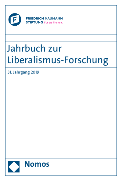 Cover of book: Jahrbuch zur Liberalismus-Forschung