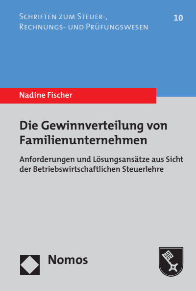 Cover des Buchs: Die Gewinnverteilung von Familienunternehmen