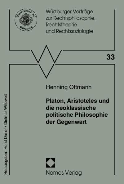 Cover of book: Platon, Aristoteles und die neoklassische politische Philosophie der Gegenwart