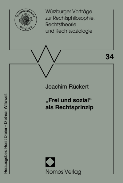 Cover of book: "Frei und sozial" als Rechtsprinzip