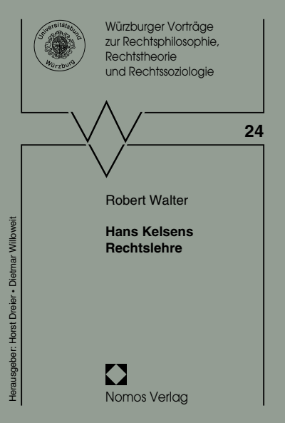 Cover of book: Hans Kelsens Rechtslehre