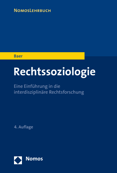Cover of book: Rechtssoziologie