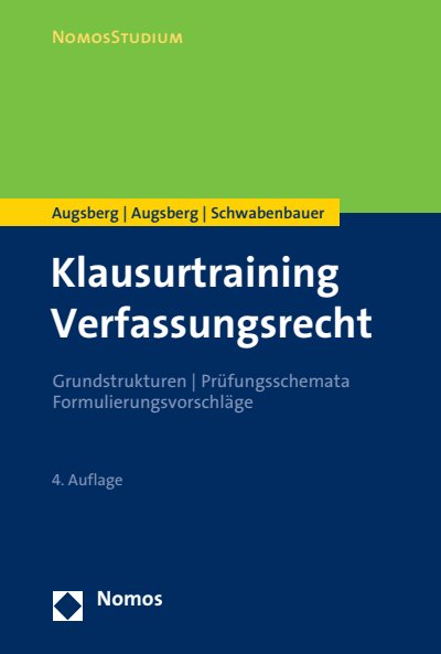 Cover des Buchs: Klausurtraining Verfassungsrecht