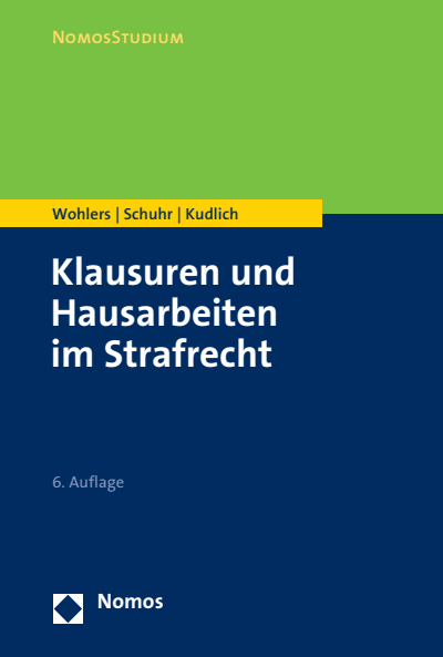 Cover des Buchs: Klausuren und Hausarbeiten im Strafrecht