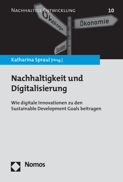 Cover of book: Nachhaltigkeit und Digitalisierung 