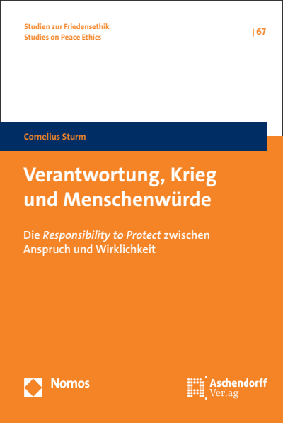 Cover of book: Verantwortung, Krieg und Menschenwürde