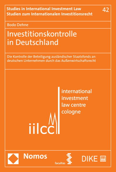 Cover des Buchs: Investitionskontrolle in Deutschland