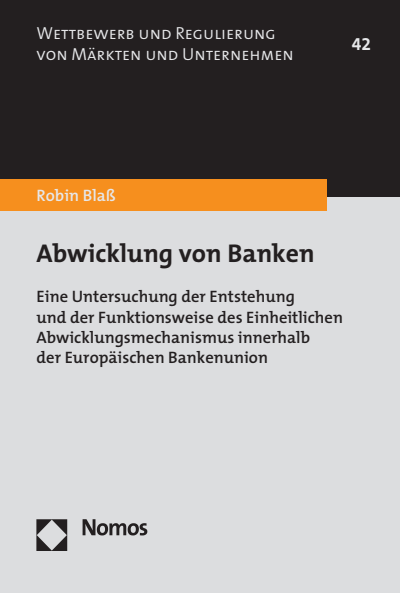 Cover of book: Abwicklung von Banken