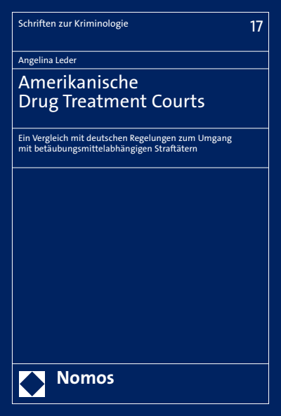 Cover des Buchs: Amerikanische Drug Treatment Courts