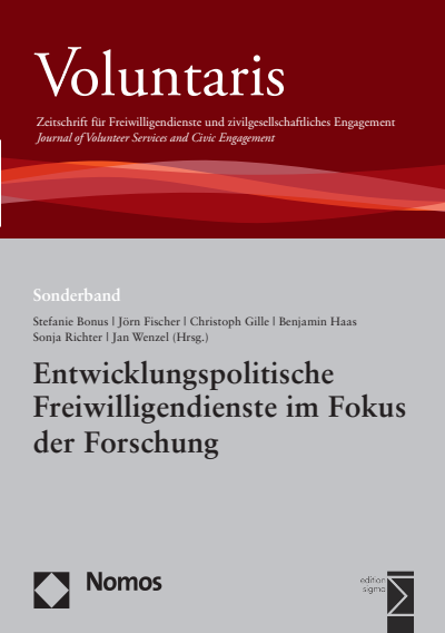 Cover of book: Entwicklungspolitische Freiwilligendienste im Fokus der Forschung