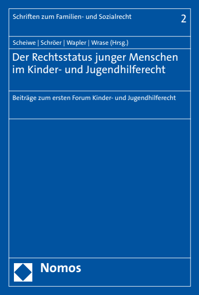 Cover des Buchs: Der Rechtsstatus junger Menschen im Kinder- und Jugendhilferecht