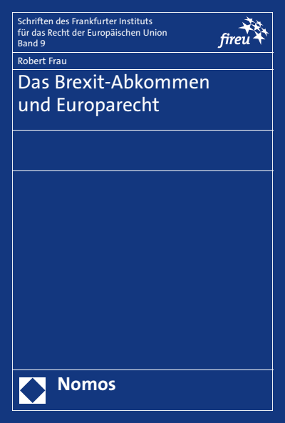 Cover des Buchs: Das Brexit-Abkommen und Europarecht