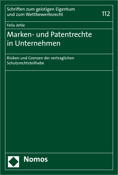 Cover des Buchs: Marken- und Patentrechte in Unternehmen