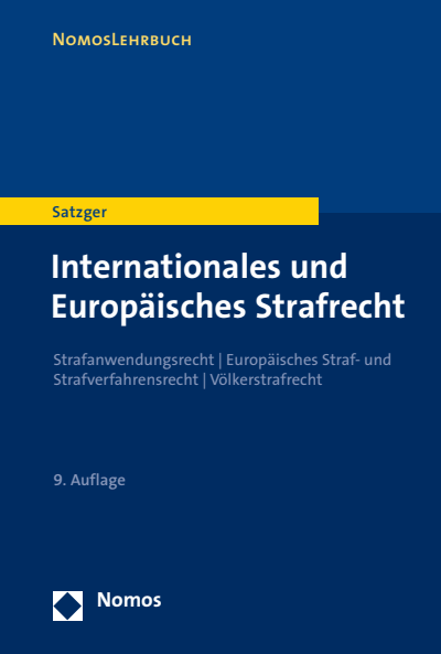 Cover des Buchs: Internationales und Europäisches Strafrecht