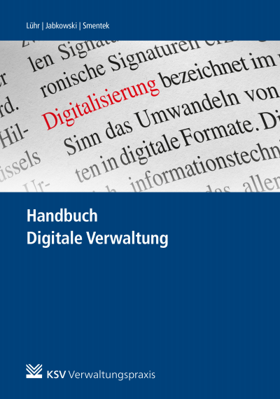 Cover of book: Handbuch Digitale Verwaltung