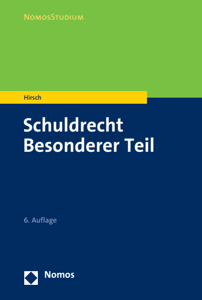 Cover des Buchs: Schuldrecht Besonderer Teil