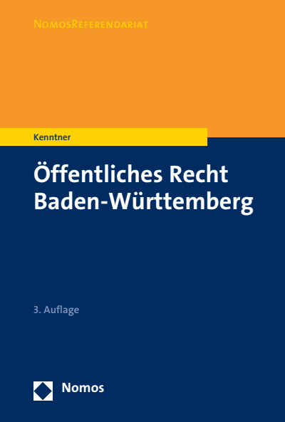 Cover of book: Öffentliches Recht Baden-Württemberg