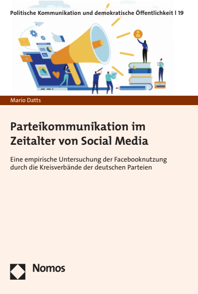 Cover des Buchs: Parteikommunikation im Zeitalter von Social Media