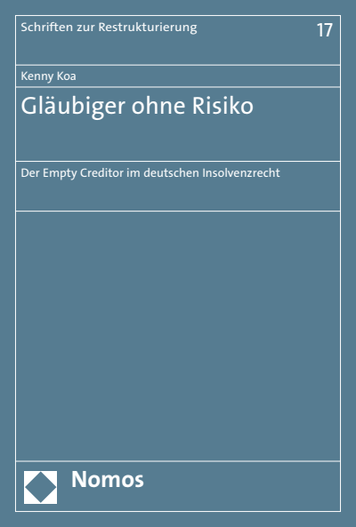 Cover of book: Gläubiger ohne Risiko