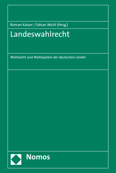 Cover of book: Landeswahlrecht