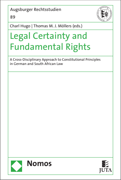 Cover of book: Legal Certainty and Fundamental Rights
