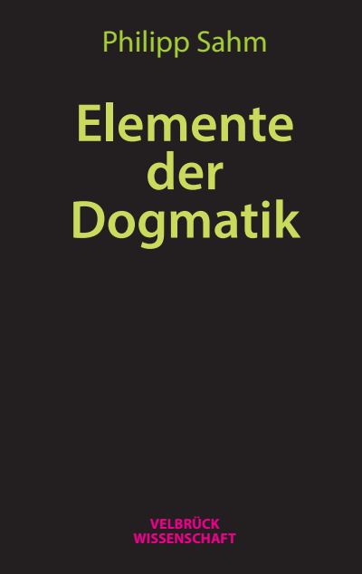 Cover of book: Elemente der Dogmatik
