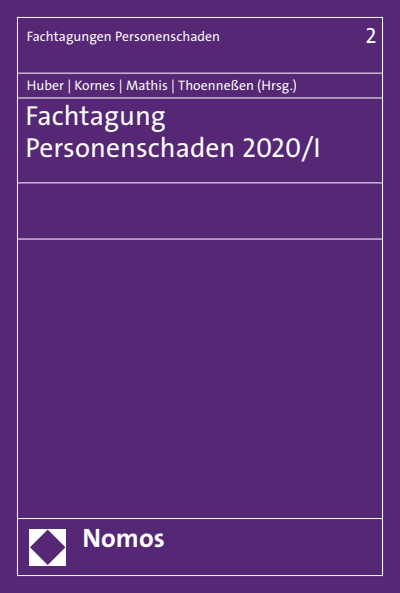 Cover of book: Fachtagung Personenschaden 2020/I