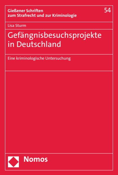 Cover des Buchs: Gefängnisbesuchsprojekte in Deutschland