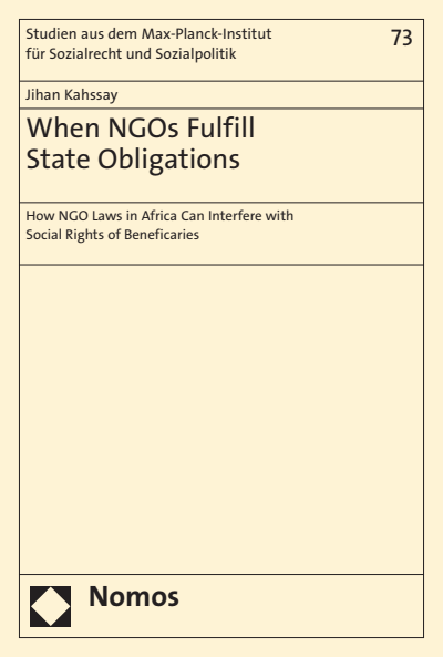 Cover of book: When NGOs Fulfill State Obligations