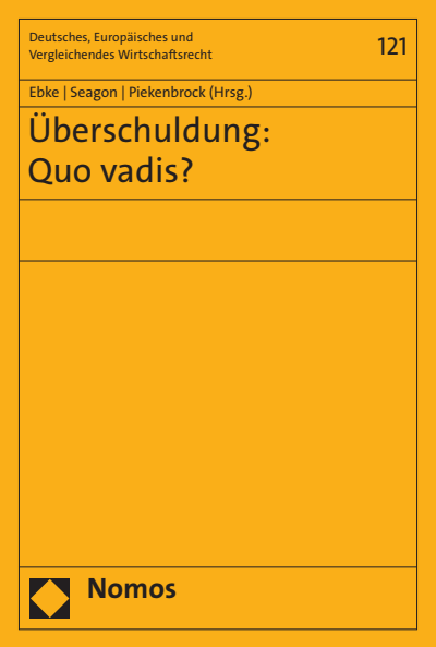 Cover of book: Überschuldung: Quo vadis?