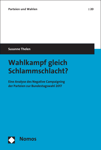 Cover of book: Wahlkampf gleich Schlammschlacht?