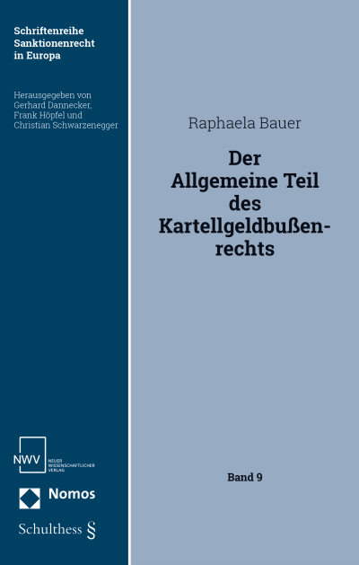 Cover des Buchs: Der Allgemeine Teil des Kartellgeldbußenrechts