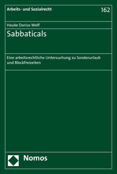 Cover des Buchs: Sabbaticals