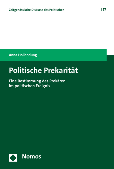 Cover of book: Politische Prekarität