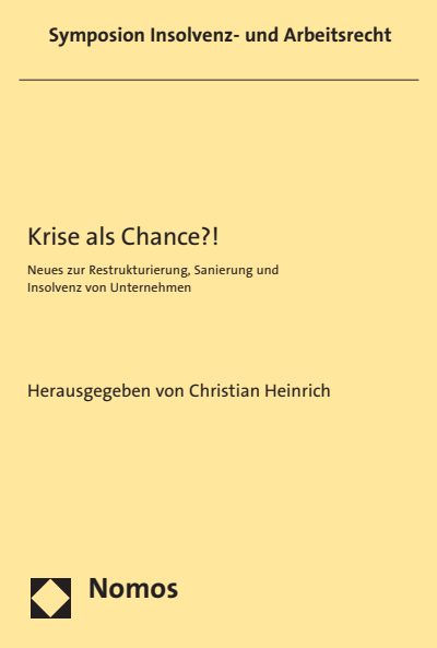 Cover of book: Krise als Chance?!