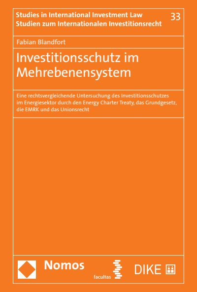 Cover des Buchs: Investitionsschutz im Mehrebenensystem