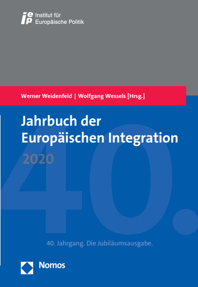 Cover of book: Jahrbuch der Europäischen Integration 2020