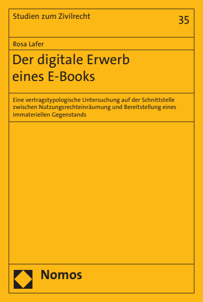 Cover of book: Der digitale Erwerb eines E-Books