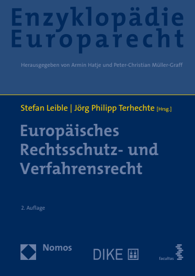 Cover des Buchs: Europäisches Rechtsschutz- und Verfahrensrecht